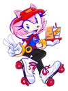 amy rose sonic rollerskate.png